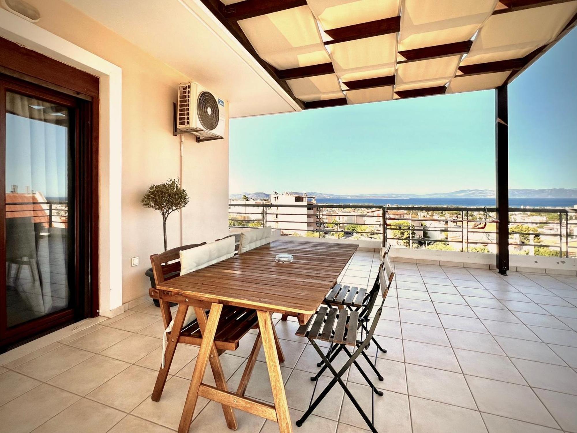Sunrise Studio With Unhindered View To The Sea. เนอามากรี ภายนอก รูปภาพ